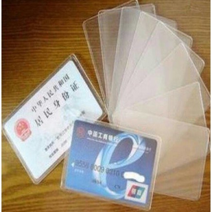 

Sampul Doff Cover ATM SIM KTP Plastik Pelindung Kartu Anti Gores