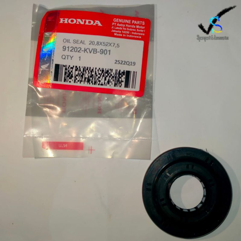 OIL SEAL KRUK AS Honda Beat/Scoopy Karbu, Beat Fi, Beat/Scoopy Esp (91202-KVB-901)