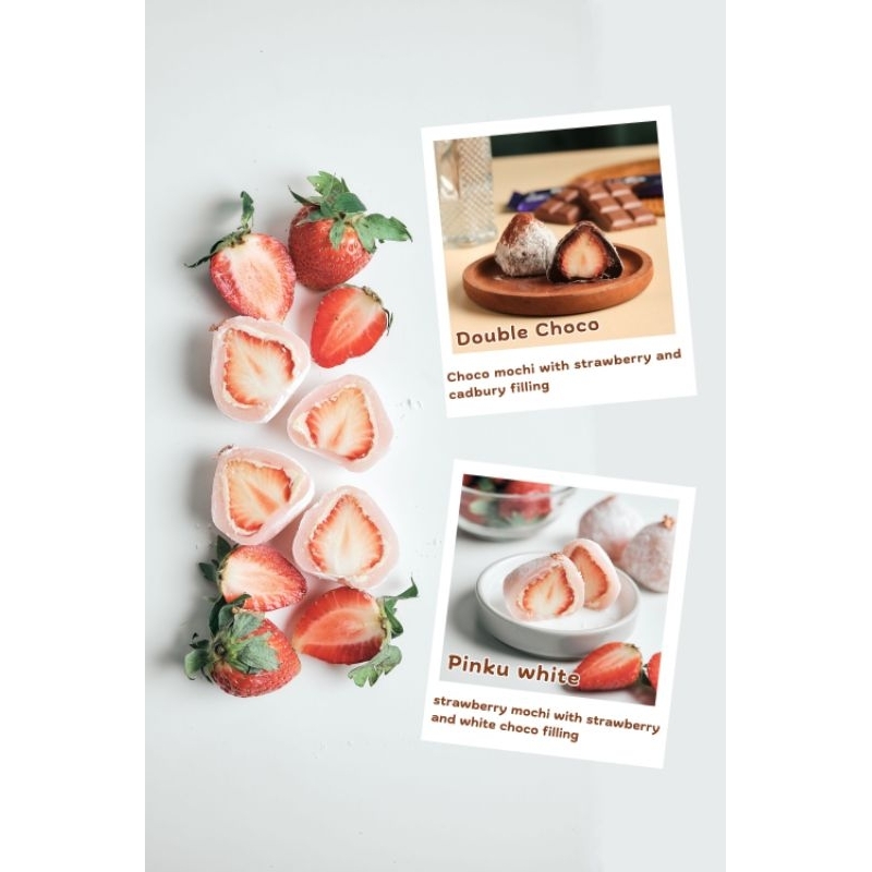 

(PREORDER) ICHIGO DAIFUKU & HOKKAIDO. MOCHI ISI STOBERI UTUH & MOCHI ISI CREAM. Baca deskripsi