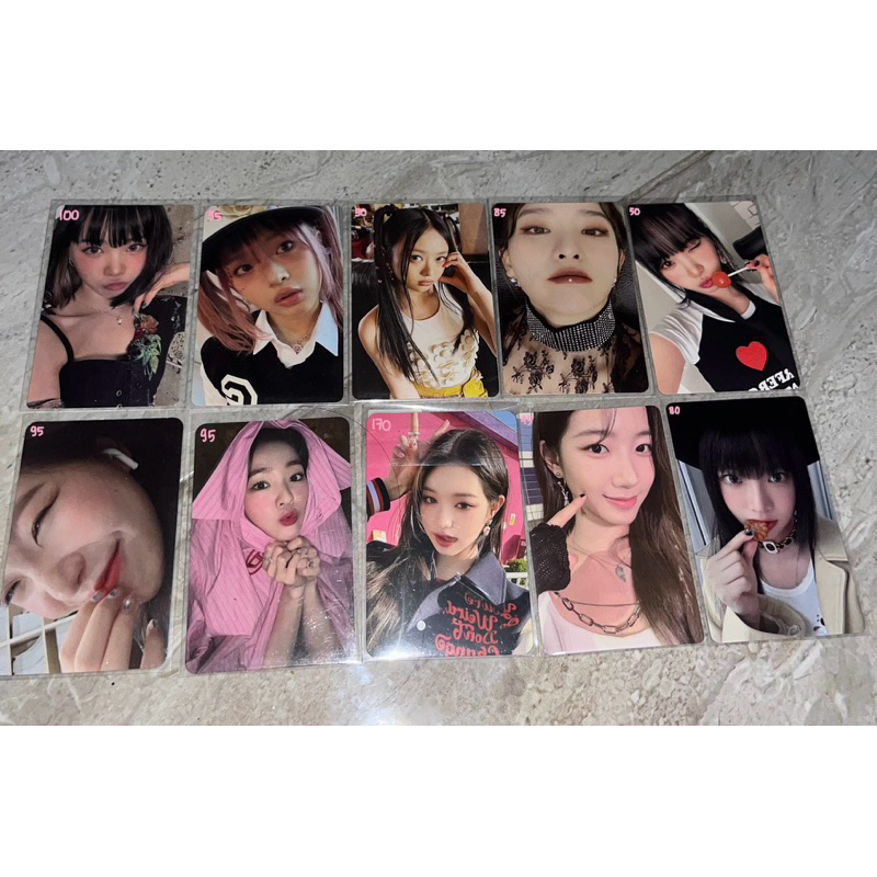 (WAJIB UBAH SPX) photocard pc ive newjeans redvelvet lesserafim chaewon wonyoung hanni yeri irene ti