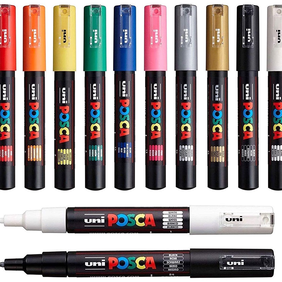 

KODE U68T UNI POSCA PC1M Marker Pen Extra Fine Point