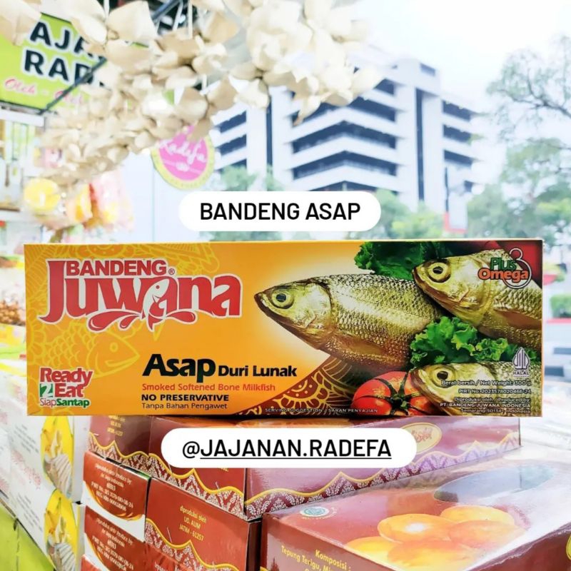 

BANDENG ASAP JUWANA 1 DUS ISI 2 EKOR + SAMBAL