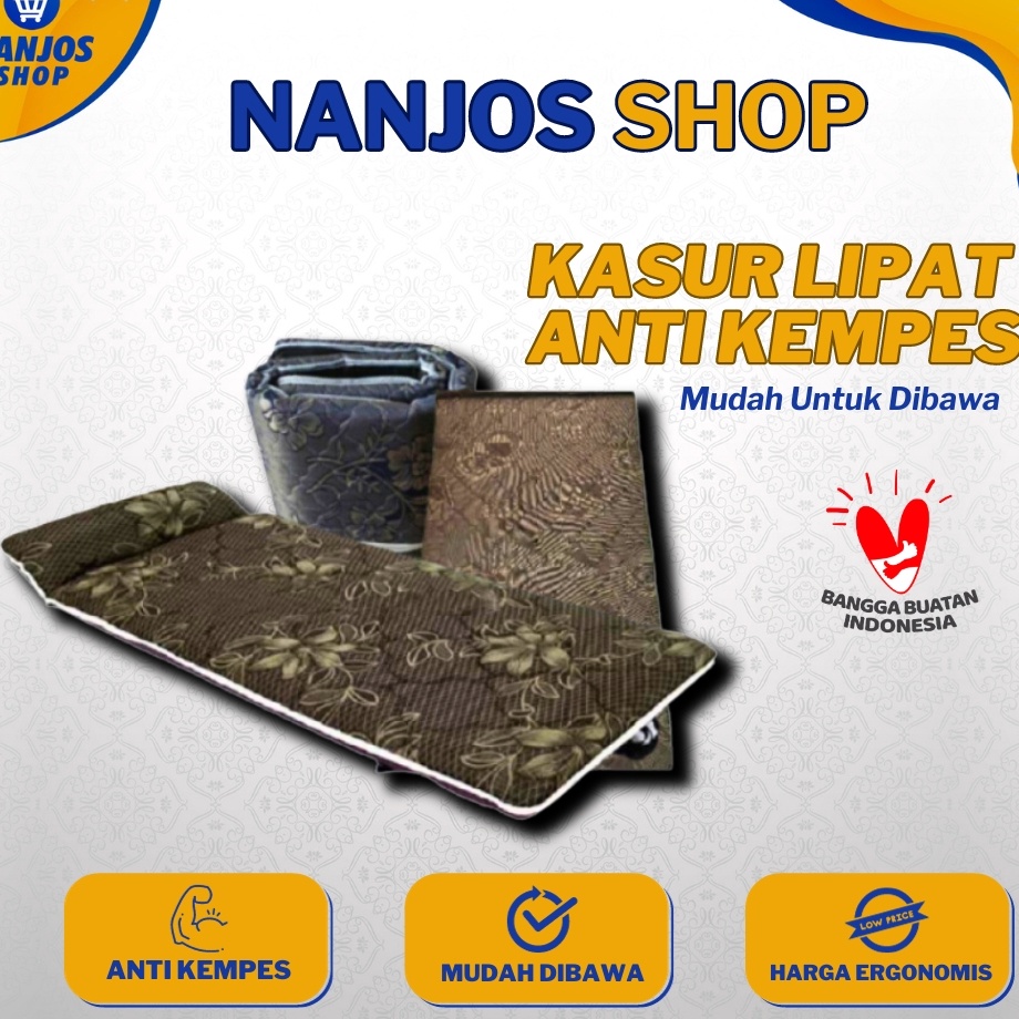 Super Murah  FREE ONGKIR  BISA COD Kasur Lipat Tebal Anti Kempes  Kasur Busa  Matras Gulung  Kasur L