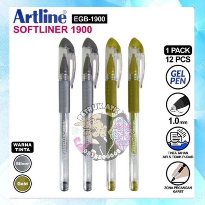 

[PCS] PULPEN ARTLINE EGB-1900 GOLD / SILVER