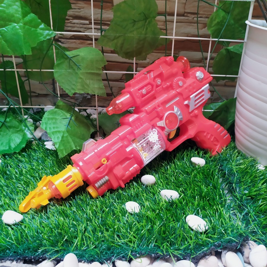 Mainan pistol nyala dan bunyi anak laki laki murah