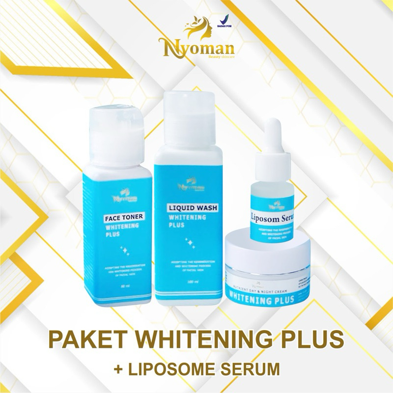 PAKET WHITENING PLUS NYOMAN SKINCARE tanpa Flek
