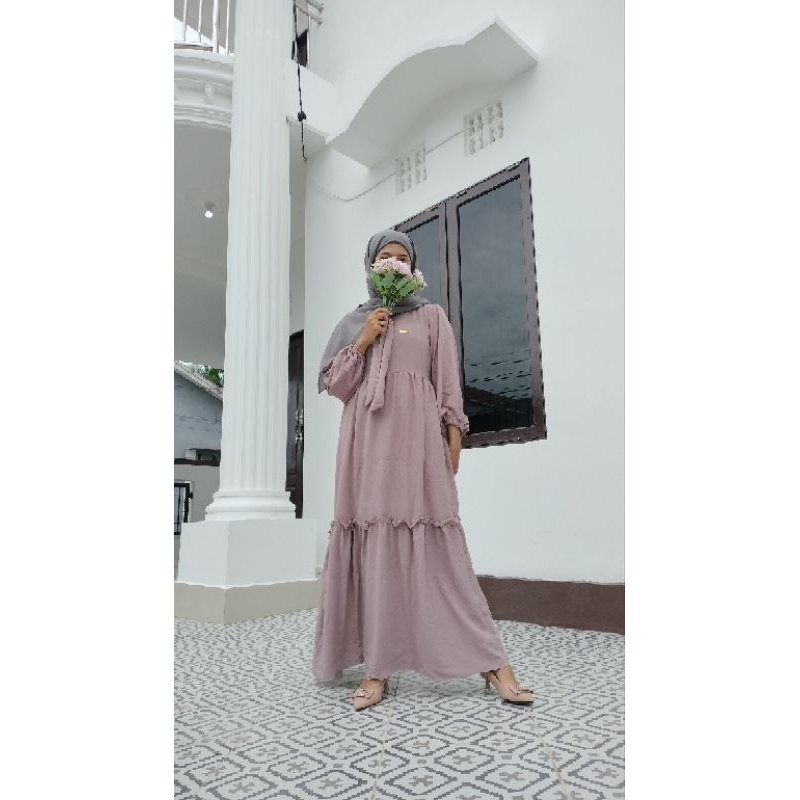 Arumi Dress / Gamis Wanita / Long Dress / Busana Muslim
