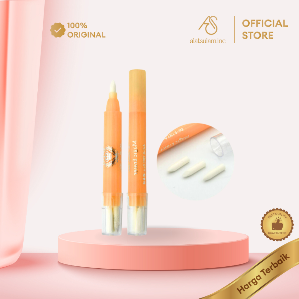 Penghapus Pen Marker Eraser Tondaus Pensil Sulam Alis