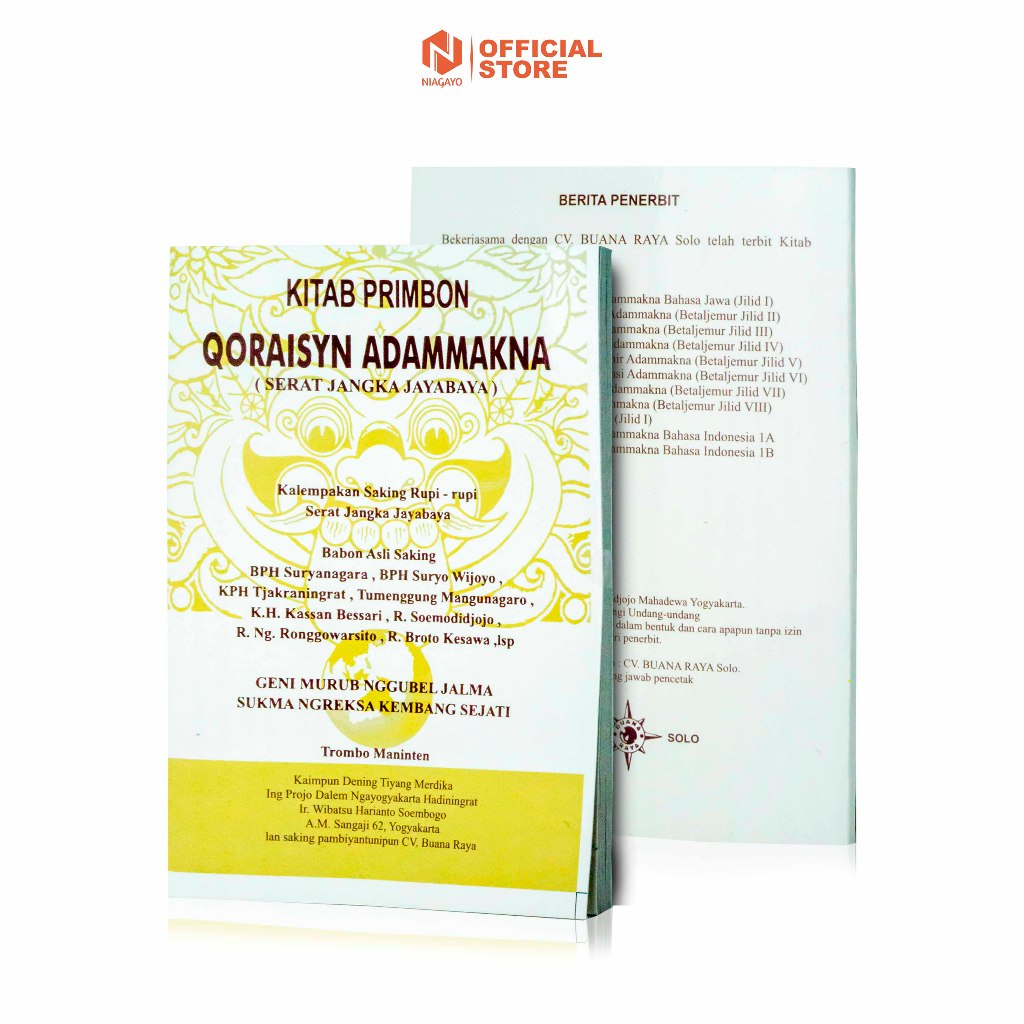 Buku Primbon Jawa / Kitab Primbon Qoraisyn Adammakna