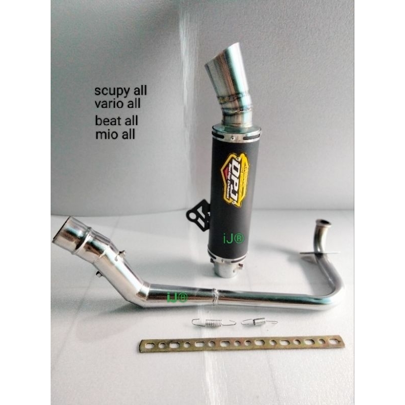 Knalpot Kenalpot samlong racing DBJ racing fulset beat karbu beat fi beat delux vario 110 Vario 125 