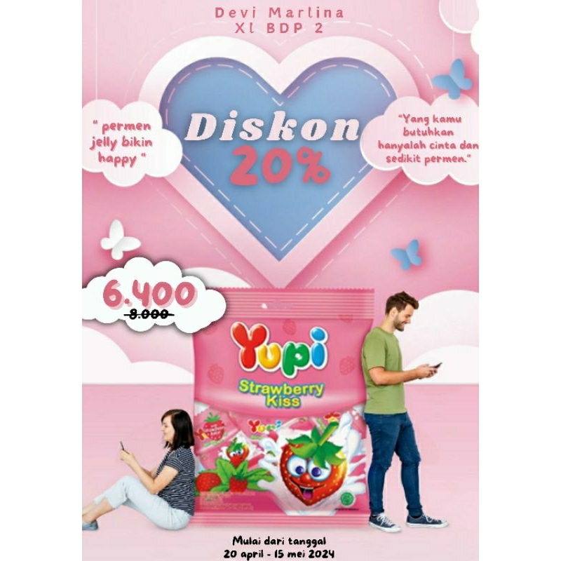 

yupi love murah dan enak