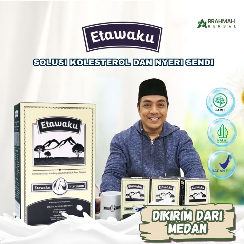 

SUSU ETAWAKU PLATINUM SUSU KAMBING ETAWA BUBUK - Bantu atasi masalah pernafasan batuk menahun dan nyeri sendi dan tulang original 100% distributor resmi langsung dikirim dari medan