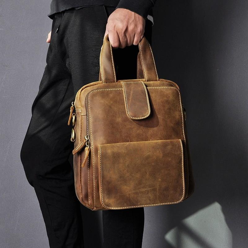 Tas Selempang Kulit Premium Asli Kulit Sapi Asli Garut