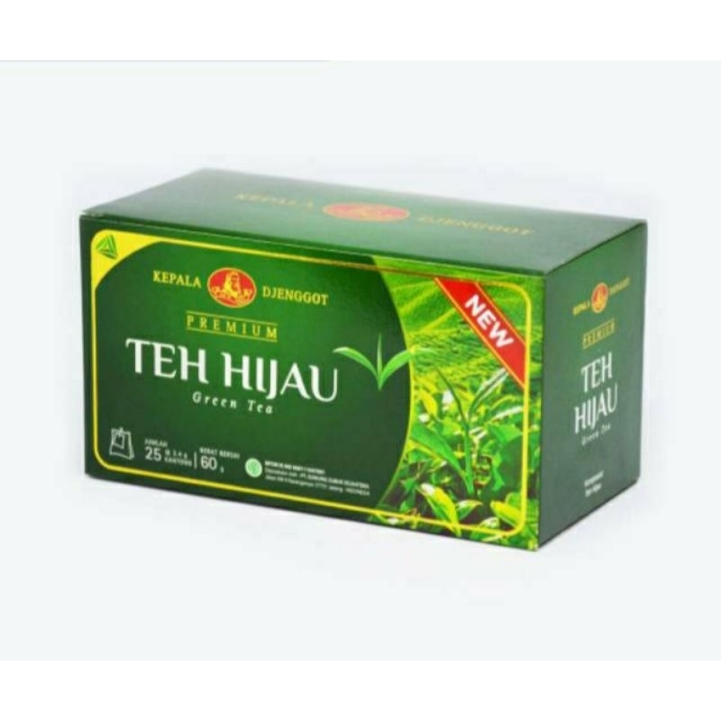 

Teh Hijau Green tea kepala djenggot premium jenggot celup isi 25