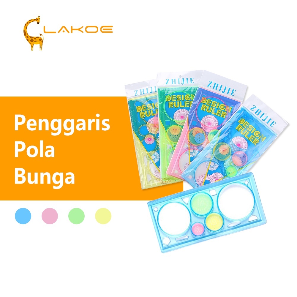 

Mistar / Penggaris Sekolah Design Lucu Penggaris Rotary Pola Plastik