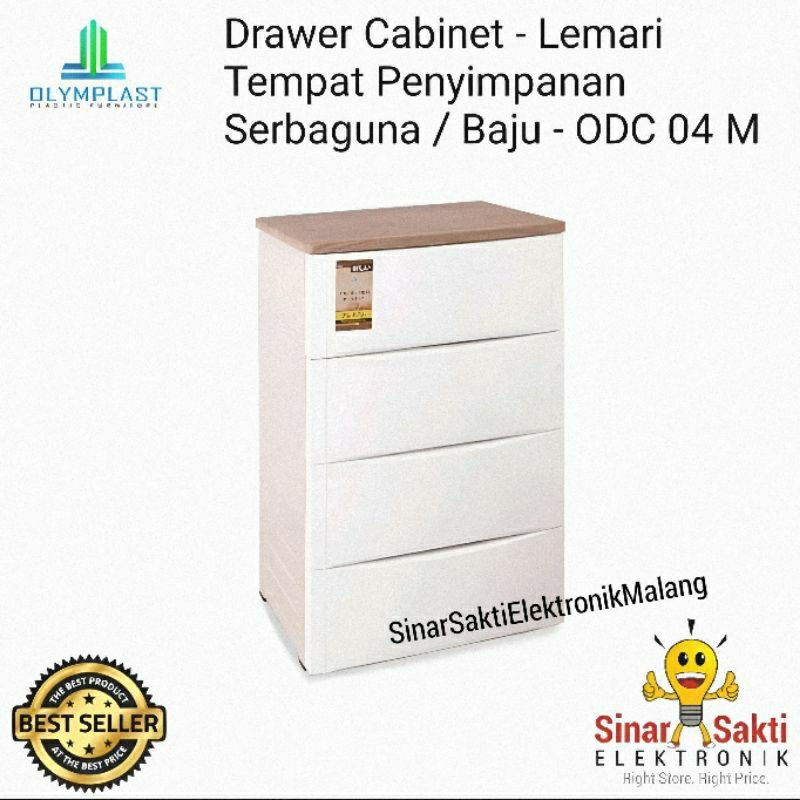 Olymplast Lemari Tempat Penyimpanan Serbaguna Baju ODC 04 M Drawer Cabinet ODC04 M ODC05 M ODC 05