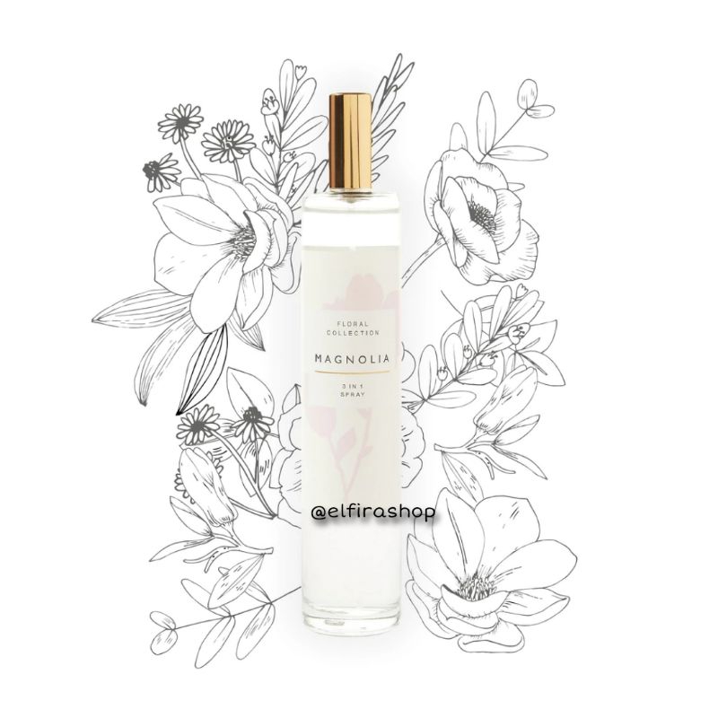 ORI M & S Marks Spencer Mark Spencer Magnolia 3 In 1 Spray / Body Spray / Parfum / Linen Spray / Roo