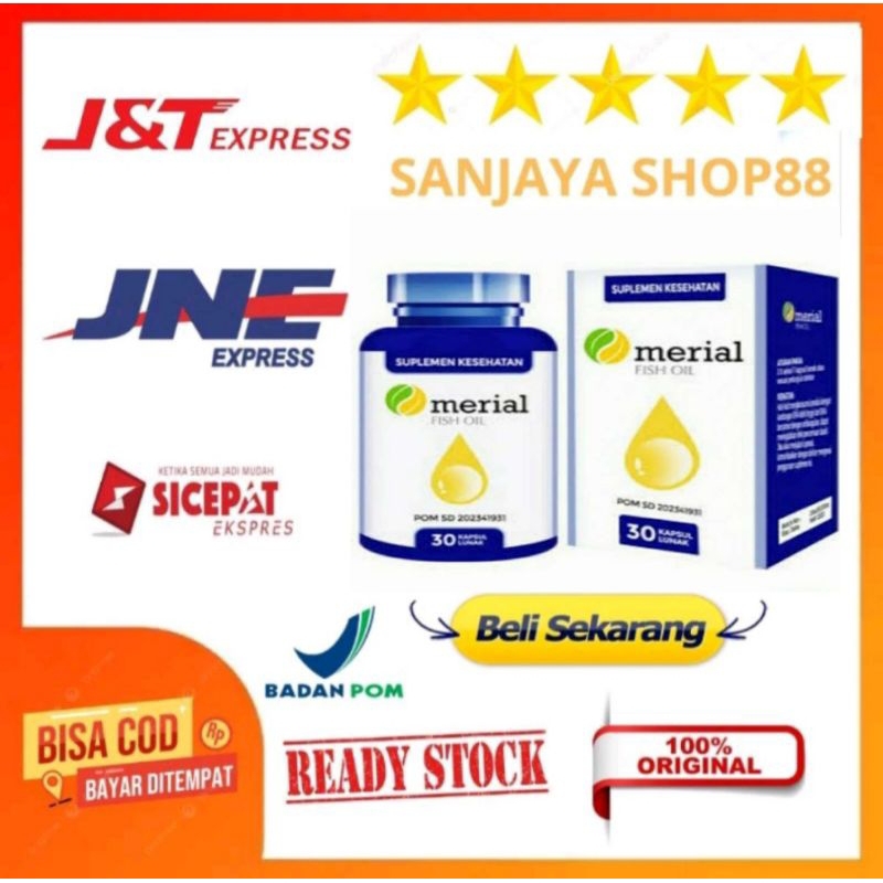 merial fish oil original asli 100% suplemen kesehatan tubuh herbal
