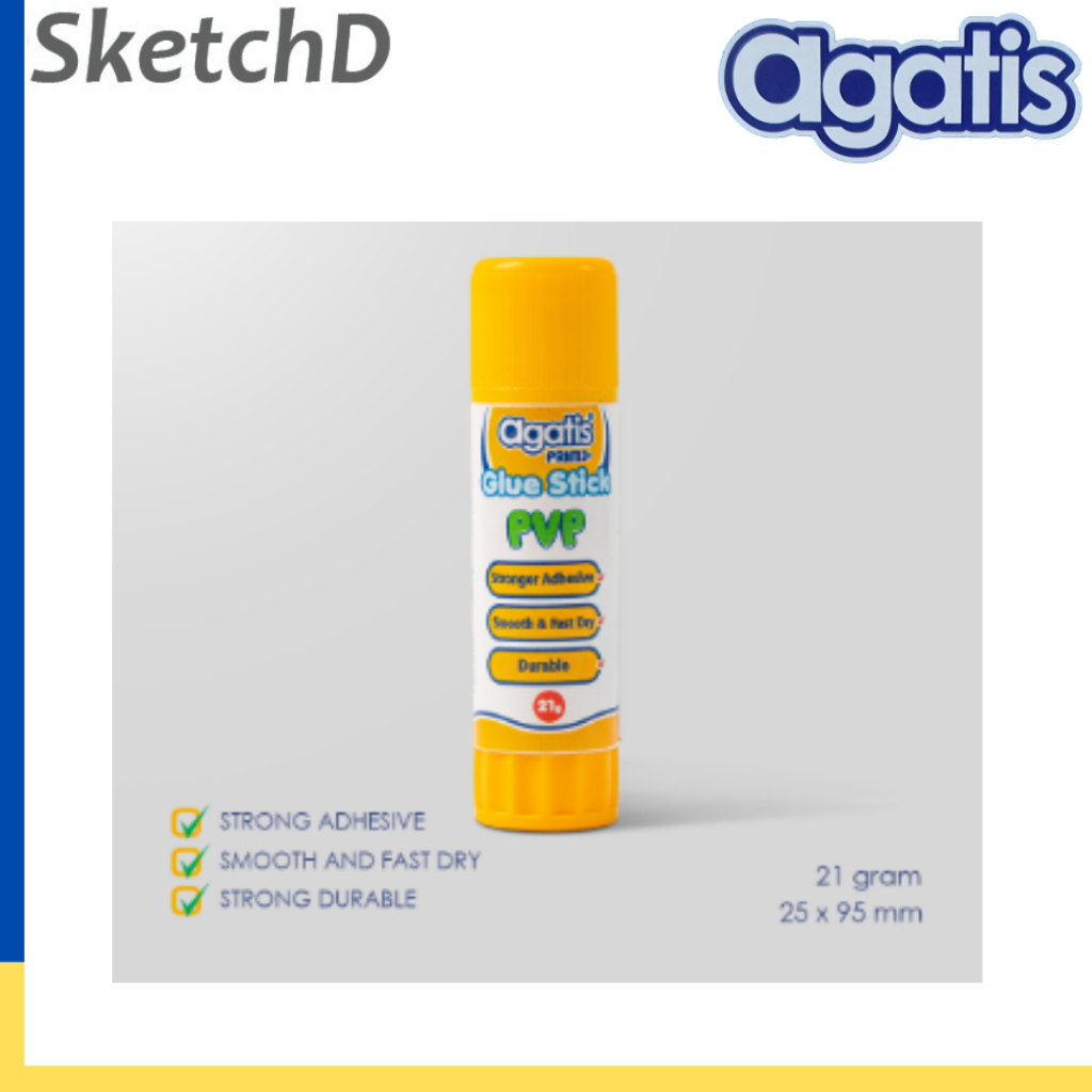 

Lem Perekat kertas stik batang Agatis 21 gram Paper Gluestick - Glue stick