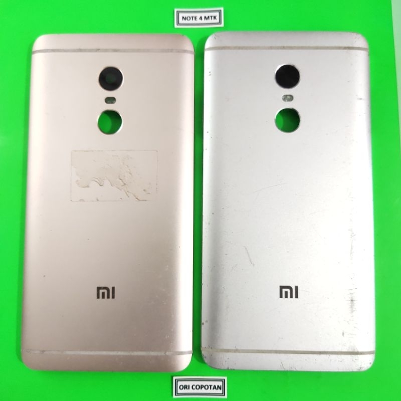 BACKDOOR TUTUP BELAKANG REDMI NOTE 4 MEDIATEK ORIGINAL COPOTAN