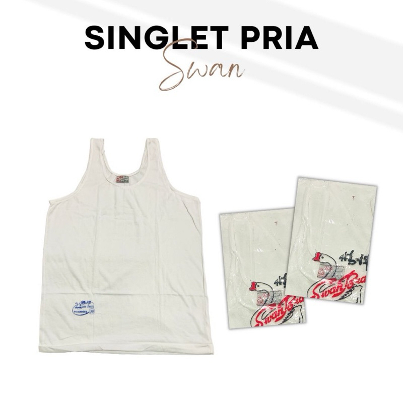 SINGLET KAOS DALAM PRIA SWAN/SINGLET PRIA SWAN/TANTOP SWAN