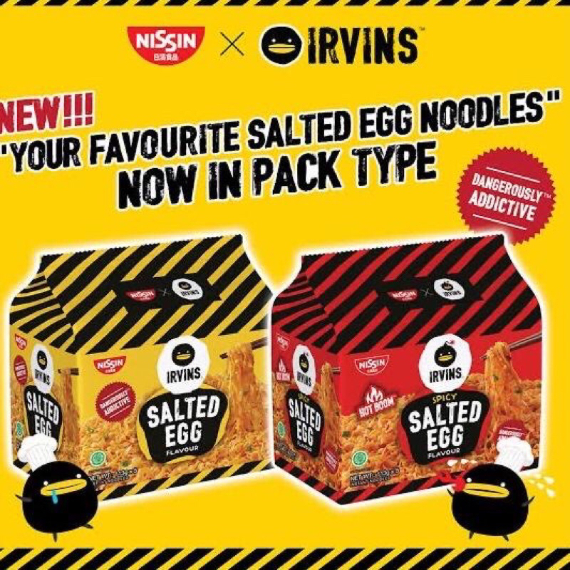 

Irvin Salted Egg Instant Noodles