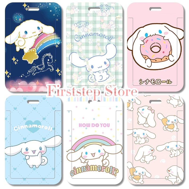 

FIRSTSTEP - Cinnamorol Sanrio Random ID Card Holder / Name Tag / Gantungan Kartu Nama / Tali ID Card / Tempat Kartu ID Card Holder / ID Card Premium / Gantungan Kunci / Gantungan Kunci Anime Kartun / Gantungan Lucu / Gantungan ID Card Cute