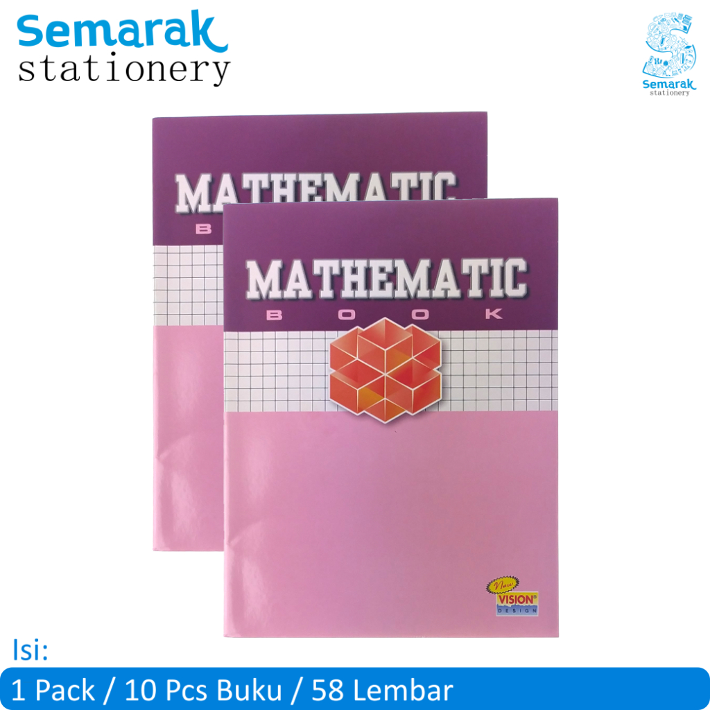 

Vision Matematika Buku Kotak Kecil [1 Pack / 10 Buku / 58 Lembar]