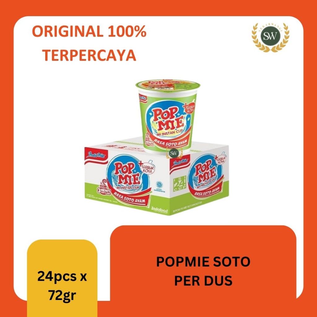 

POP MIE KUAH RASA SOTO - PER DUS - ISI 24PCS