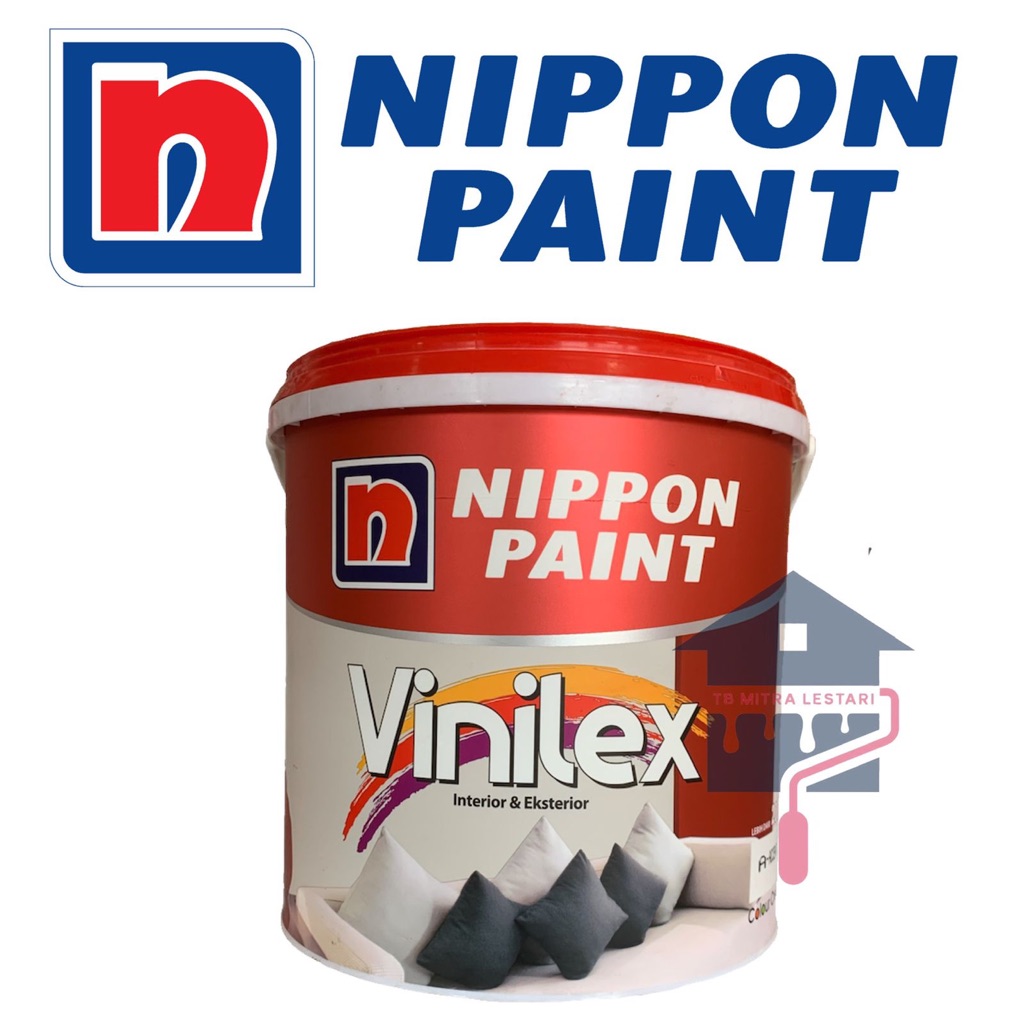 NIPPON VINILEX 5KG  - REQ WARNA, VARIAN LENGKAP SEMUA WARNA PART 3 DAN 300ss WHITE/PUTIH | CAT TEMBO