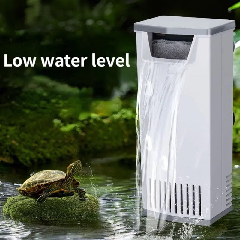 Yee 3W 250L Air Terjun Akuarium Kura Aquarium Waterfall Aquarium Filter Pump Turtle Fish Tank Low Wa