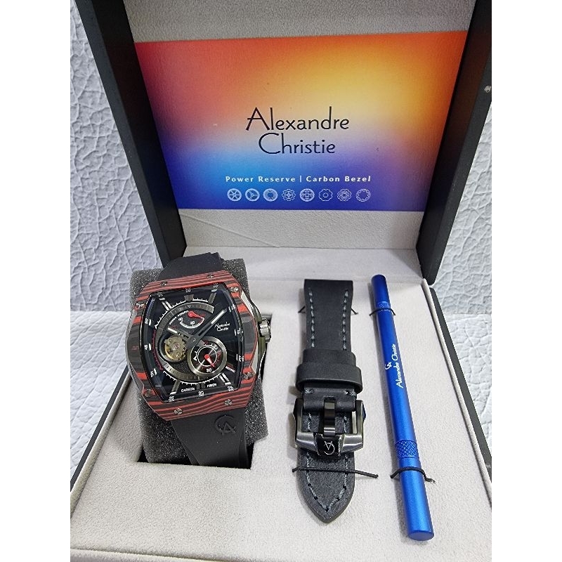 Jam Tangan Pria Original Alexandre Christie Special Edition E6608MA