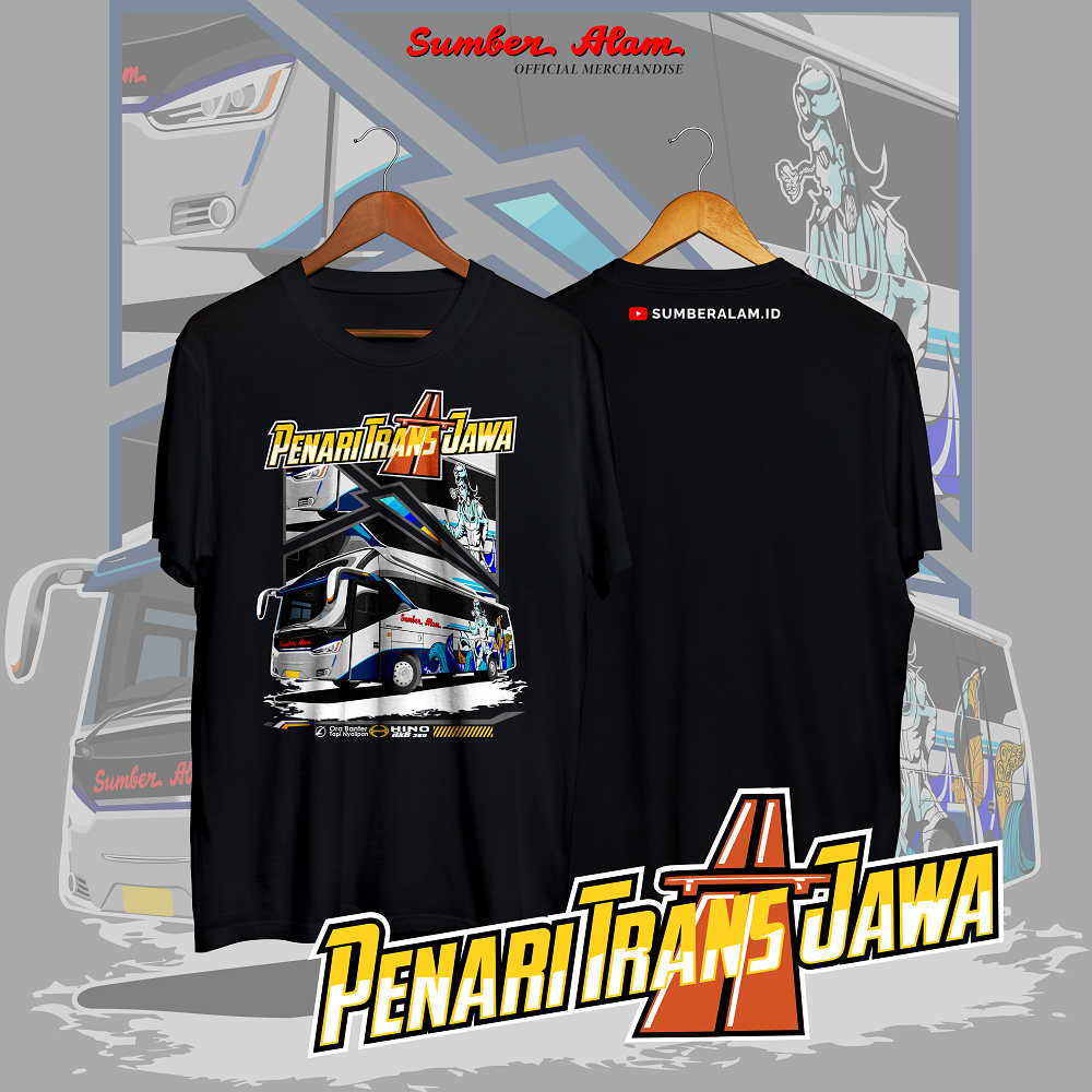 Kaos Anak Hitam Dolalak Transjawa Bismania Sumber Alam Baju Komunitas Bus Kualitas Distro Premium Or