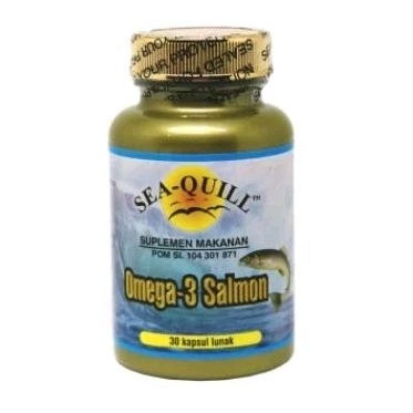 SeaQuill Omega 3 Salmon isi 30 kapsul