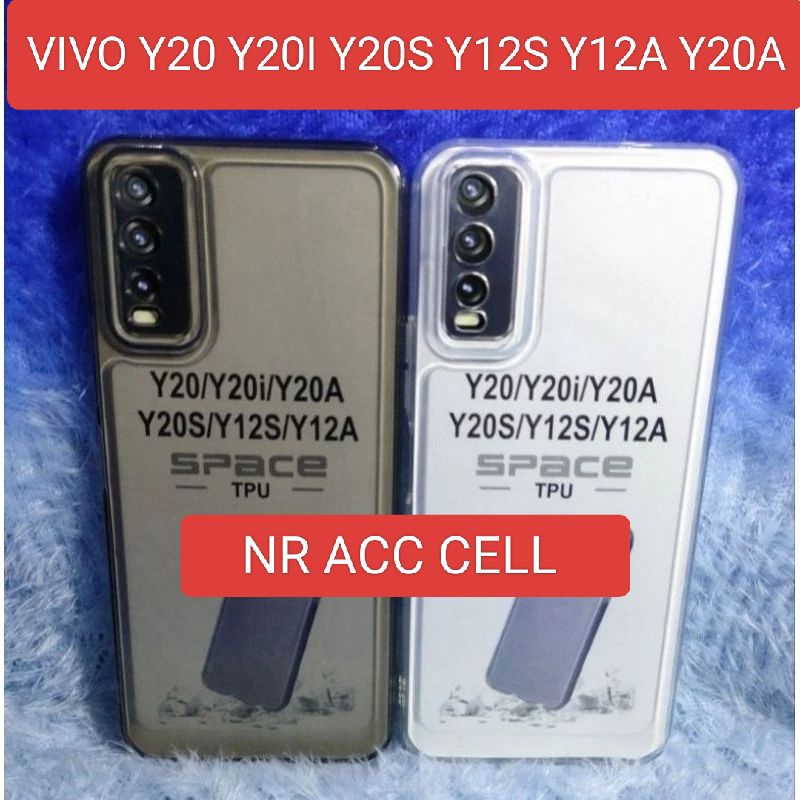 Soft Case Clear Bening Original VIVO Y20 Y20I Y20S Y12S Y12A Y20A Cesing Pelindung Camera Protector 