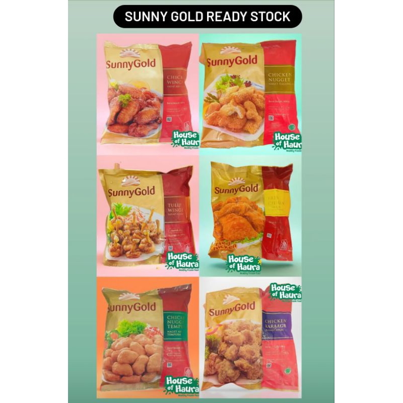 

Sunny gold nugget / Sunny Gold Spicywing / Sunny Gold tulip wings / Sunny Gold karage / sunnygold