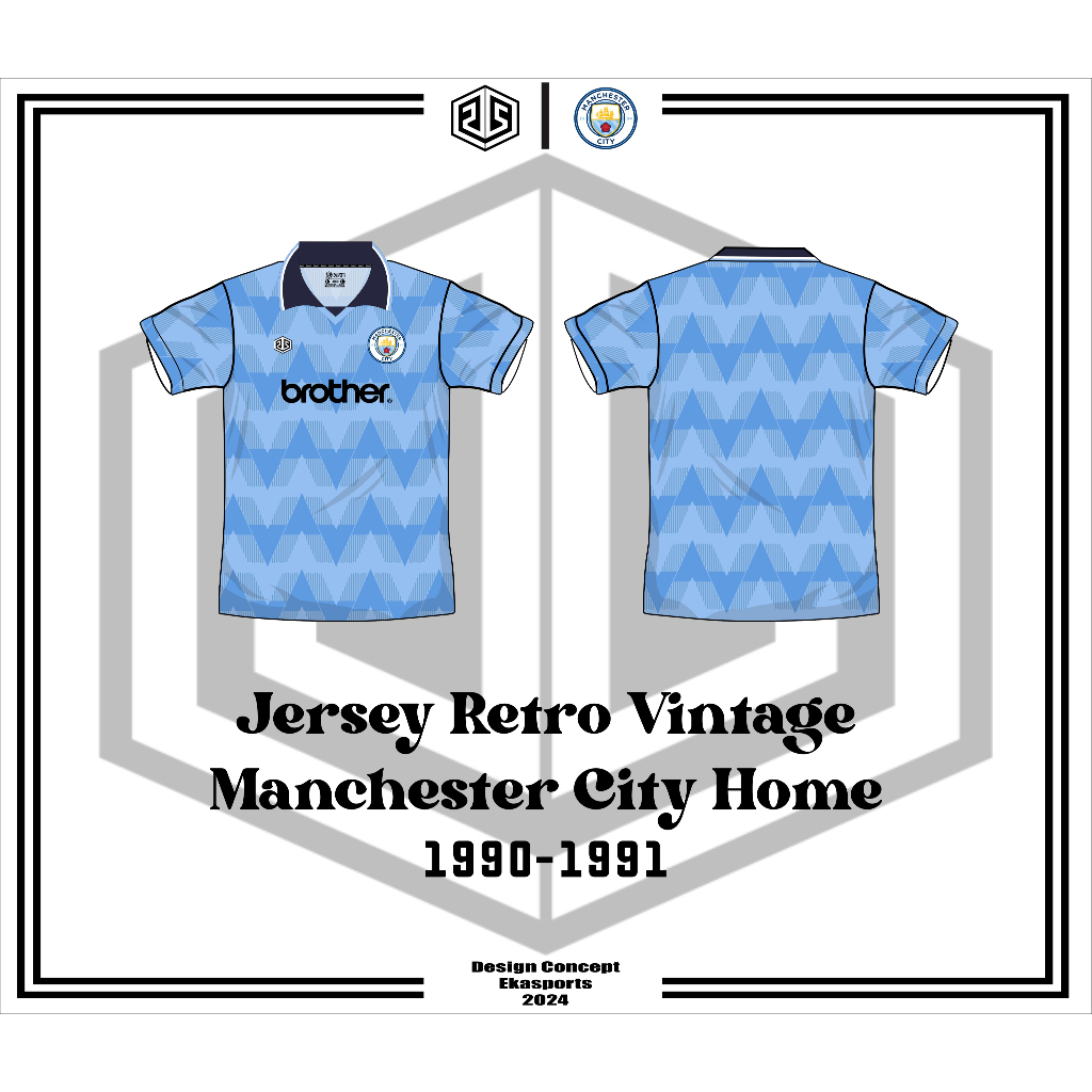 JERSEY RETRO MANCHESTER CITY HOME 1990-1991