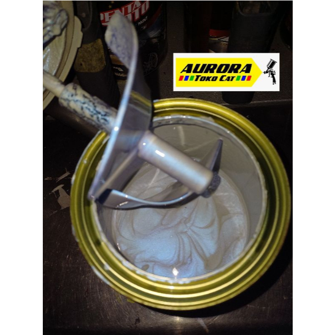 Cat Lembayung Biru PU Penta Oto Pearl Blue