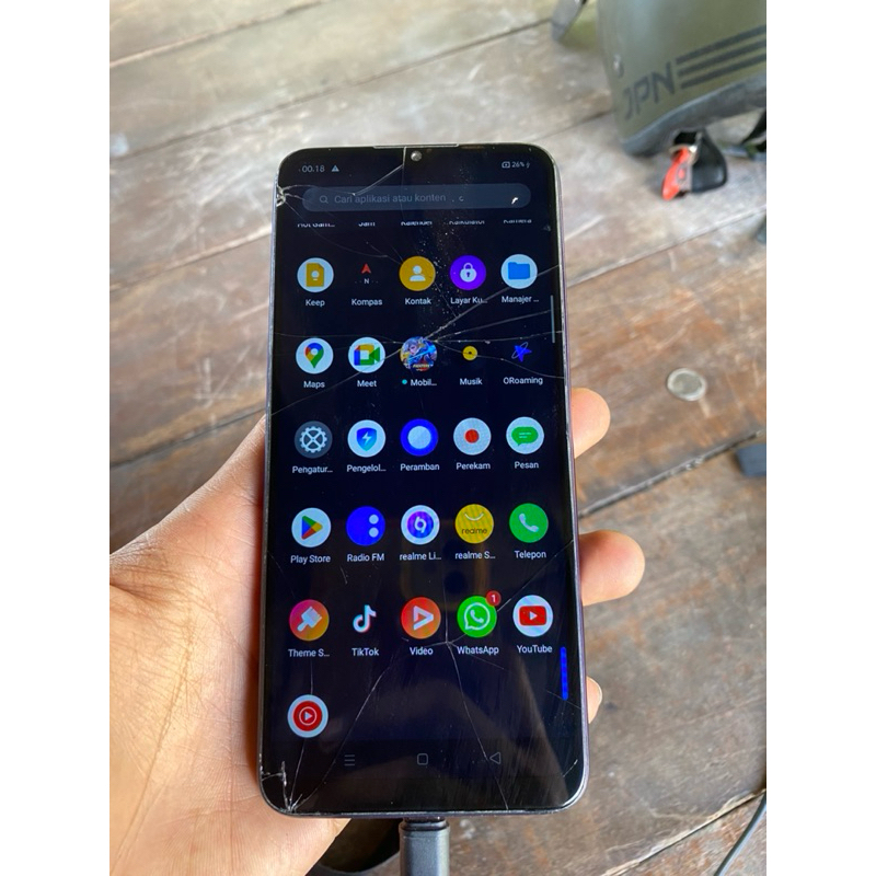 REALME 5 minus tochsreen layar 6,5 ich batrai 5000mah