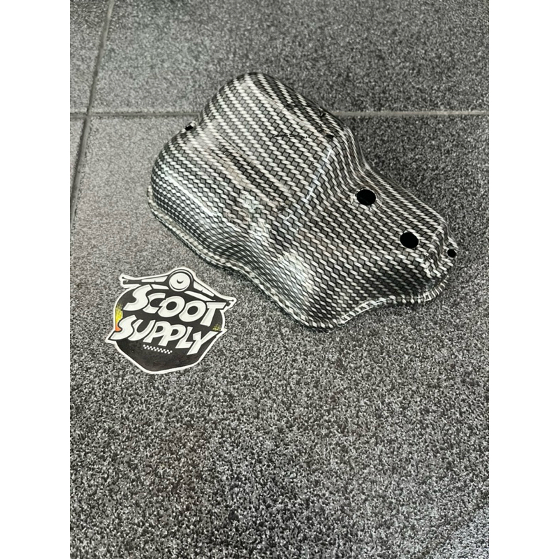Tutup Karburator Carbon Vespa Exclusive Excel Danmotor