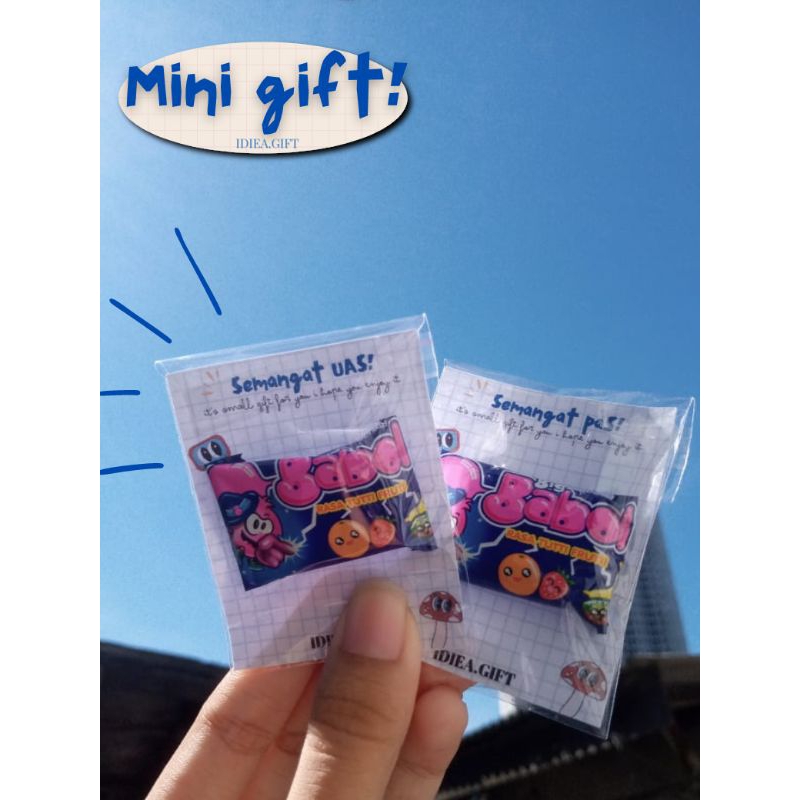 mini gift Snack/mini gift lucu/mini gift ulang tahun/mini gift wisuda