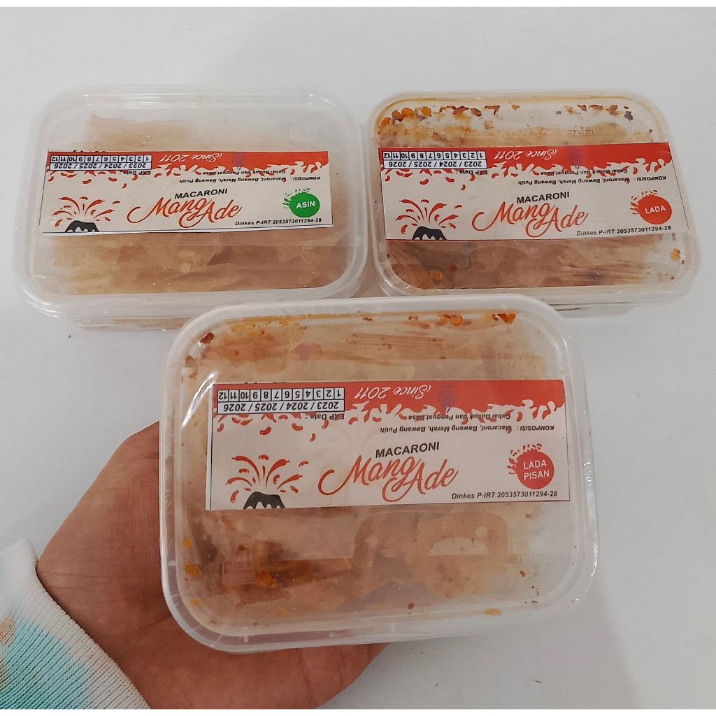 

kripik kaca mangade box pedas gurih renyah