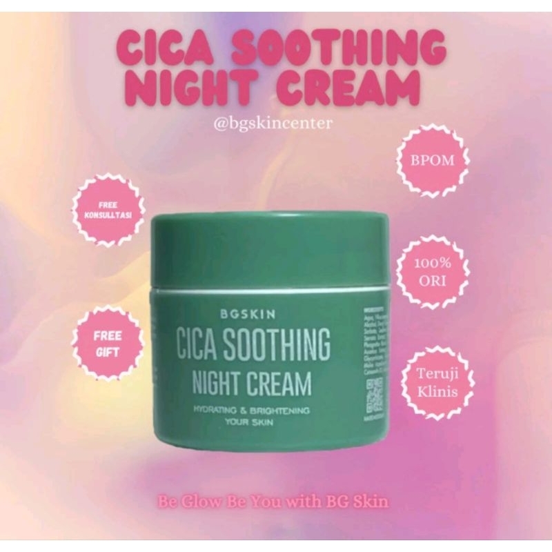 BG SKIN CICA SOOTHING NIGHT CREAM (NIGHT CREAM ACNE)