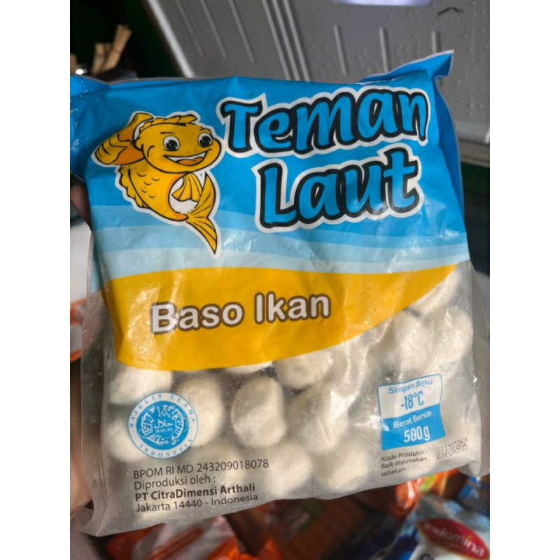 

bakso ikan teman laut 500g