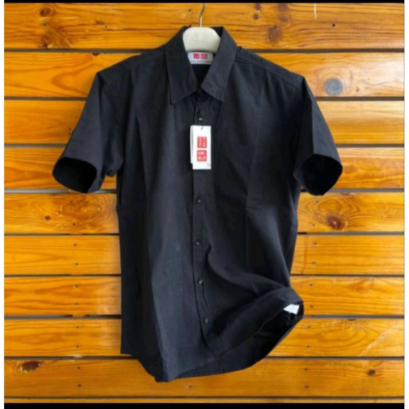 kemeja pe dek pria casual lengan pendek uniqlo kemeja pendek catun twill cod uniqlo kemeja pria leng