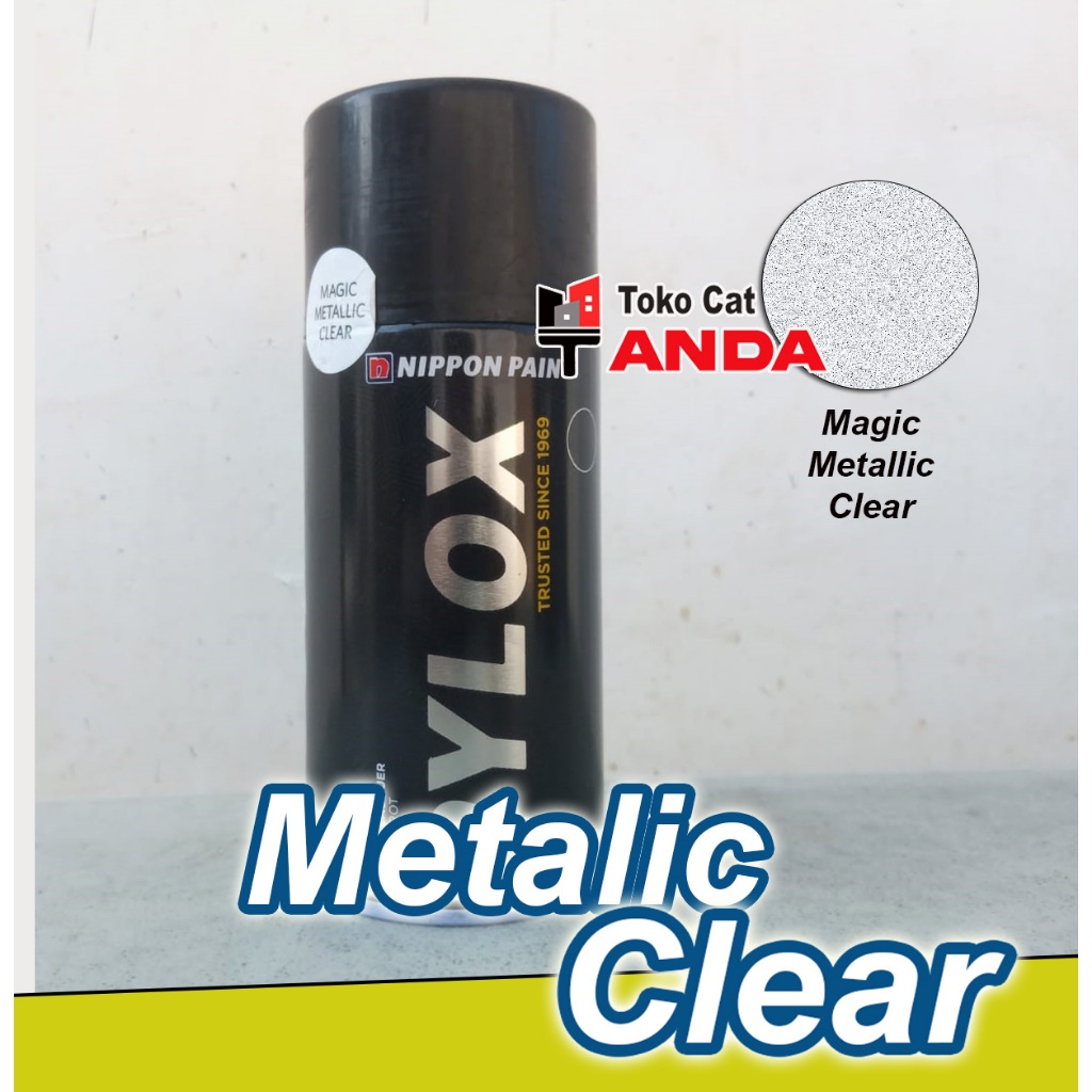 Clear Metalic Pylox - Cat Semprot Clear Metalik Metallic