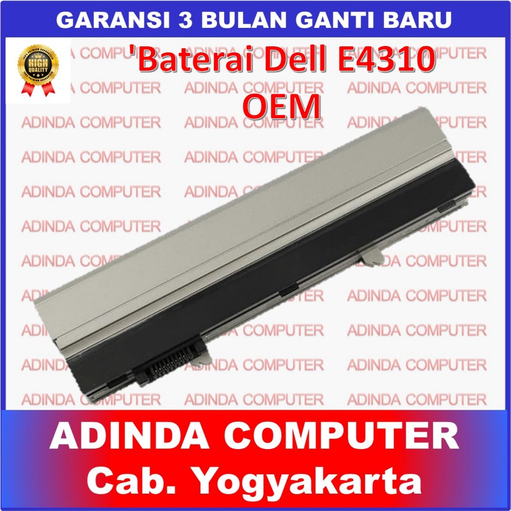 Baterai Dell Latitude E4310 FM332 0FX8X G805H YP463 Silver