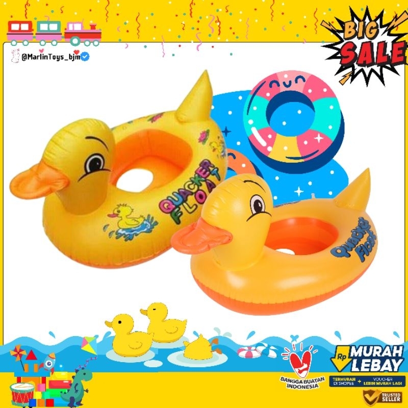 Bebek Float Renang | Ban Renang Bebek Float Anak-anak |  Bebek Lucu Buat Berenang