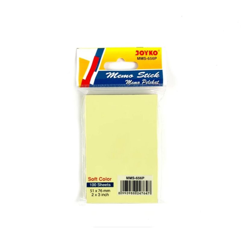 

Kertas Memo Tempel Joyko No. 656 (51 mm x 76 mm)