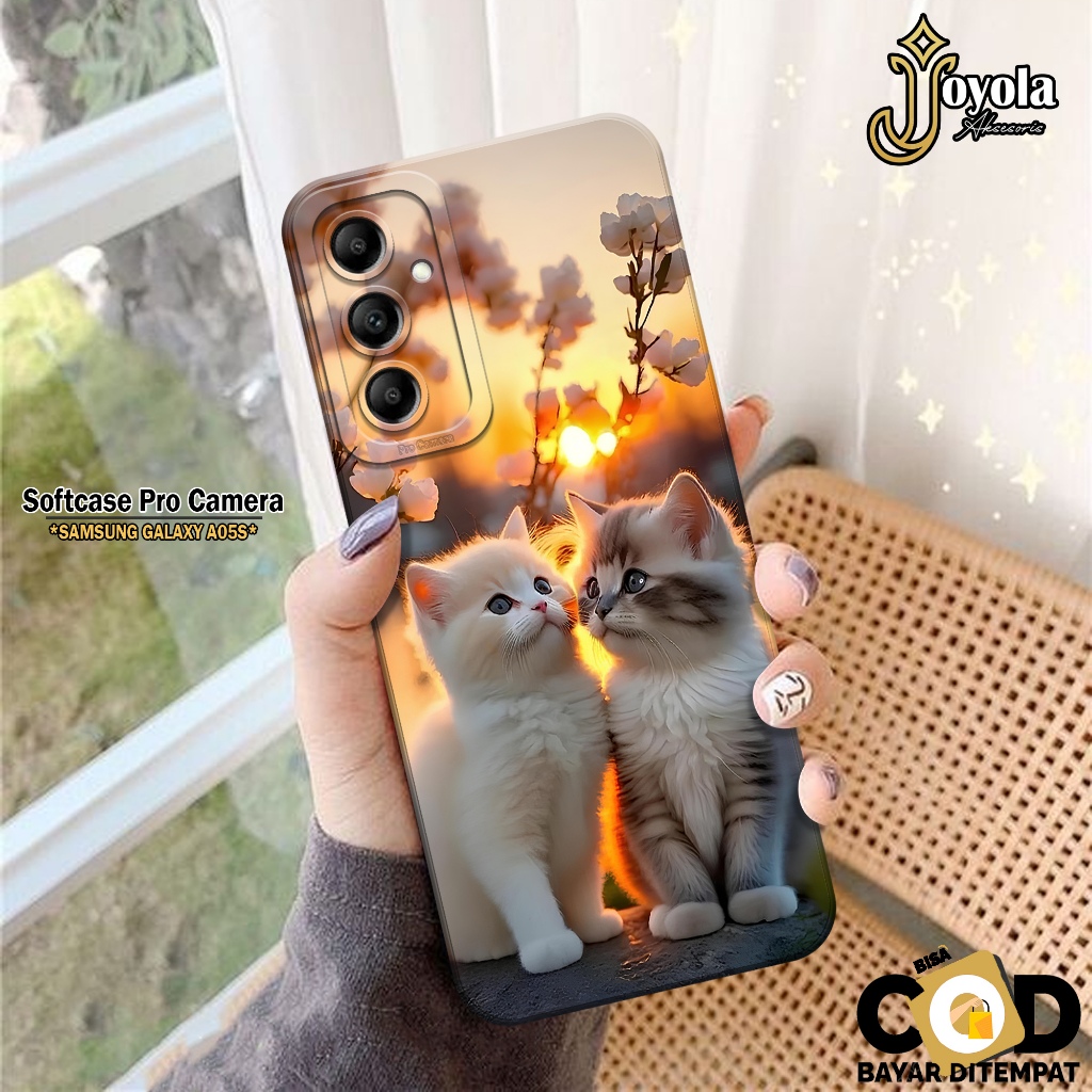 Case Samsung Galaxy A05S Terbaru Fashion Case Kucing Lucu Softcase Samsung Galaxy A05S JOYOLA Casing